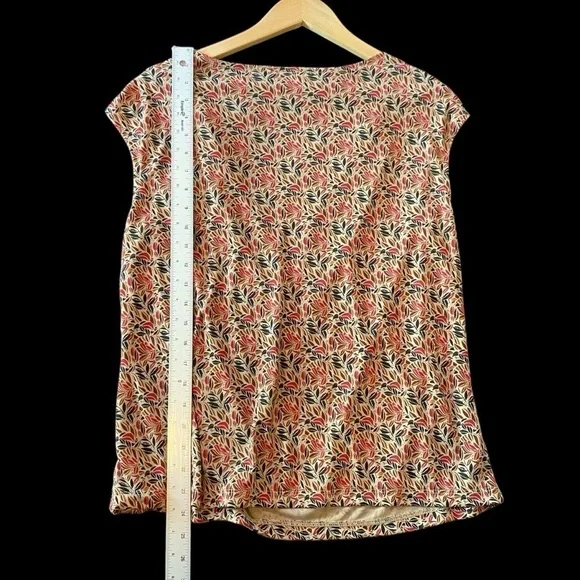 Women’s Charter Club Sleeveless Blouse Top Floral XL - Picture 11 of 12